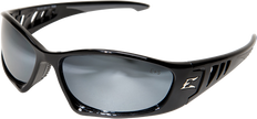 Edge  Baretti Safety Eyewear with Silver Mirror Lens ~ Oblique View