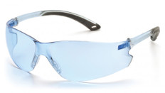 Pyramex ITEK Safety Eyewear with Light Blue Lens ~ Oblique View