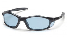 Pyramex  Solara Safety Eyewear with Light Blue Lens ~ Oblique View