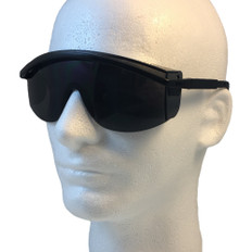 Uvex Astro 3000 Safety Eyewear with Smoke Lens ~ Oblique View