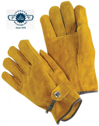 Westchester Split Leather Cowhide Leather Work Safety Gloves, Straight Thumb with Pull Strap