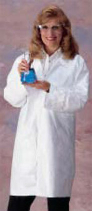 DuPont Tyvek Protective Lab Coats Lab Coat with two Pockets ~ General Appearance