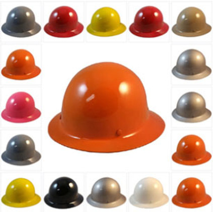 MSA Skullgard Full Brim Hard Hat with FasTrac III Ratchet Suspensions