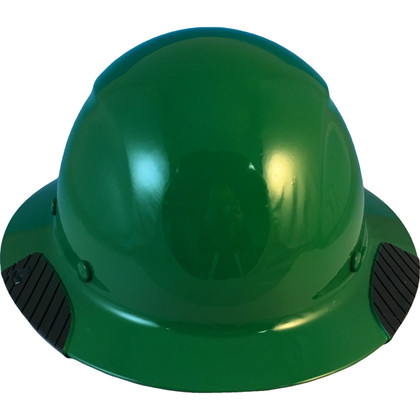 Lift Safety #HDFM-17KG-GRN Actual Carbon Fiber Shell Full Brim