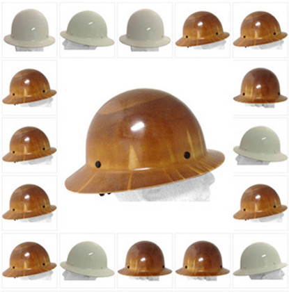 MSA Skullgard Full Brim Hard Hat with Staz On Suspension
