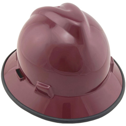 MSA #10126315 V-Gard Full Brim Safety Hardhats with Fas-Trac III