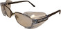 Safety Optical Service Universal Side Shields B26 Clear for Smaller Glasses ~ Detail View