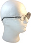 Safety Optical Service Universal Side Shields B52 Clear for Larger Glasses ~ Front View