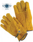 Westchester Split Leather Cowhide Leather Work Safety Gloves, Straight Thumb with Pull Strap ~ General Appearance