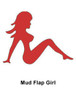 Reflective Decals Applied to New Safety Hardhats - Mud Flap Girl 