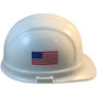 ERB The Omega II American Safety Hardhats with Pin Lock Liners ~ Right Side View