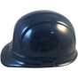 ERB  Omega II Cap Style Safety Hardhats With Pin-Lock Liners - Dark Blue ~ Left Side View