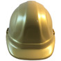 ERB Omega II Cap Style Safety Hardhats With Pin-Lock Liners - Gold ~ Front View