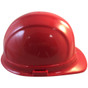 ERB  Omega II Cap Style Safety Hardhats With Pin-Lock Liners - Red ~ Right Side View