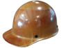 MSA SKULLGARD Cap Style Hardhats With SWING Suspension - NATURAL TAN ~ Oblique View