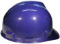 MSA V-Gard Cap Style Safety Hardhats with Fas-Trac III Liners ~ Right Side View