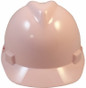 MSA  V-Gard Cap Style Safety Hardhats with Staz-On Liners - Standard Pink