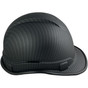 Pyramex RIDGELINE Cap Style Safety Hardhats with 4 Point RATCHET Liners - Black Graphite Pattern with Edge
Right Side View