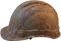 Pyramex RIDGELINE Cap Style Safety Hardhats with 4 Point RATCHET Liners - Camouflage Pattern 
Left Side View