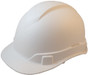 Pyramex  RIDGELINE Cap Style Safety Hardhats with 6 Point RATCHET Liners - White Graphite Pattern
Oblique View