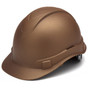 Pyramex #HP46000 RIDGELINE Cap Style Safety Hardhats with 6 Point RATCHET Liners - Copper