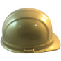 ERB-Omega II Cap Style Safety Hardhats With Ratchet Liners - Gold ~ Right Side View