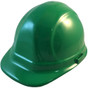 ERB-Omega II Cap Style Safety Hardhats With Ratchet Liners - Green ~ Oblique View