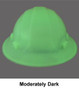 Glo-Mega Omega II Full Brim Safety Helmet ~ Moderately Dark