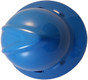 MSA  V-Gard Full Brim Safety Hardhats with Fas-Trac III Liners - Blue ~ Top View