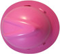 MSA V-Gard Full Brim Safety Hardhats with Fas-Trac III Liners - Hot Pink ~ Top View