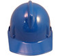 MSA Topgard Protective Cap Style Hardhats with Fas-Trac  Ratchet Liners Blue