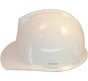 MSA Topgard Protective Caps ~ White ~ Left Side View