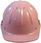 Skull Bucket #SBC-P60344 Aluminum Cap Style Safety Hardhats with Ratchet Liners - Pink -