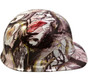 American Flag Camo Hydrographic CAP STYLE Hardhats - Ratchet Suspension ~ Right Side View