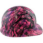 Muddy Girl Pink Camo Hydrographic CAP STYLE Hardhats - Ratchet Suspension ~ Right Side View