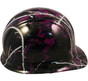 Muddy Girl Purple Hydrographic CAP STYLE Hardhats - Ratchet Suspension ~ Right Side View