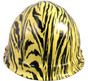 Tiger Yellow Hydrographic CAP STYLE Hardhats - Ratchet Suspension ~ Right Side View