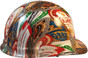 Beer Cans Hydrographic CAP STYLE Hardhats - Ratchet Liner ~ Right Side View