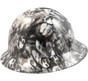 Real Zombie Hydrographic FULL BRIM Hardhats - Ratchet Liner ~ Left Side View