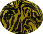 Tiger Yellow Hydrographic FULL BRIM Hardhats - Ratchet Liner ~ Graphic Detail