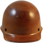 MSA SKULLGARD Cap Style Hardhats with RATCHET Liners - Natural Tan Color ~ Front View