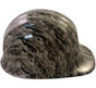 Flames Hydrographic CAP Style GLOW IN THE DARK Hardhats - Ratchet Suspension ~ Right Side View