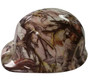 American Camo Hydrographic CAP Style GLOW IN THE DARK Hardhats - Ratchet Suspension ~ Left Side View