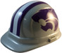 Wincraft NCAA Kansas State Wildcats Safety Helmets ~ Oblique View