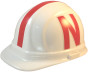 Wincraft  NCAA Nebraska University Cornhuskers Safety Helmets ~ Oblique View