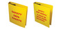 Right to Know Binder for MSDS Sheets 1.5" Diameter Rings