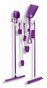 26 inch Utility / Sanitation Rack ~ Purple