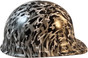 Cancer Awareness White Hydrographic CAP STYLE Hardhats - Ratchet Suspension ~ Right Side View