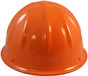 SkullBucket Aluminum Cap Style Hard Hats with Ratchet Suspensions - Hi Viz Orange 