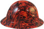 Dante's Inferno Hydrographic FULL BRIM Hardhats - Ratchet Suspension ~ Right Side View